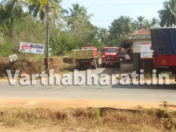 ಮೂಡುಬಿದಿರೆ: ಮಿಜಾರ್‌ನಲ್ಲಿ ಟಿಪ್ಪರ್‌ಗಳಿಗೆ ಗ್ರಾಮಸ್ಥರಿಂದ ಎಚ್ಚರಿಕೆ